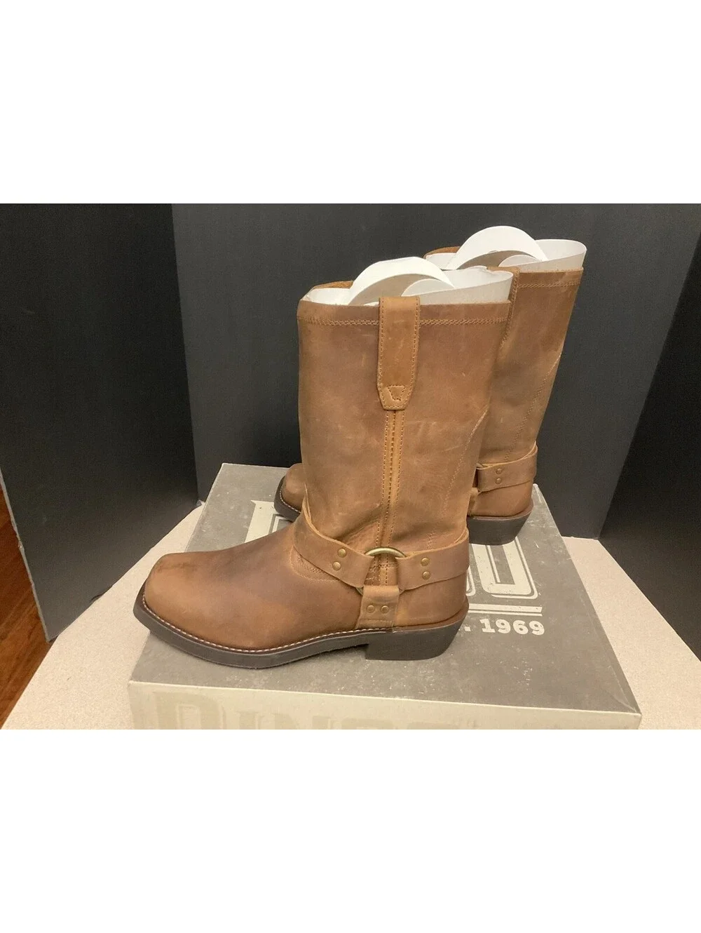 New! Mens Dingo Dean Gaucho Leather Harness Western Motorcycle Boots. Size 9EW.